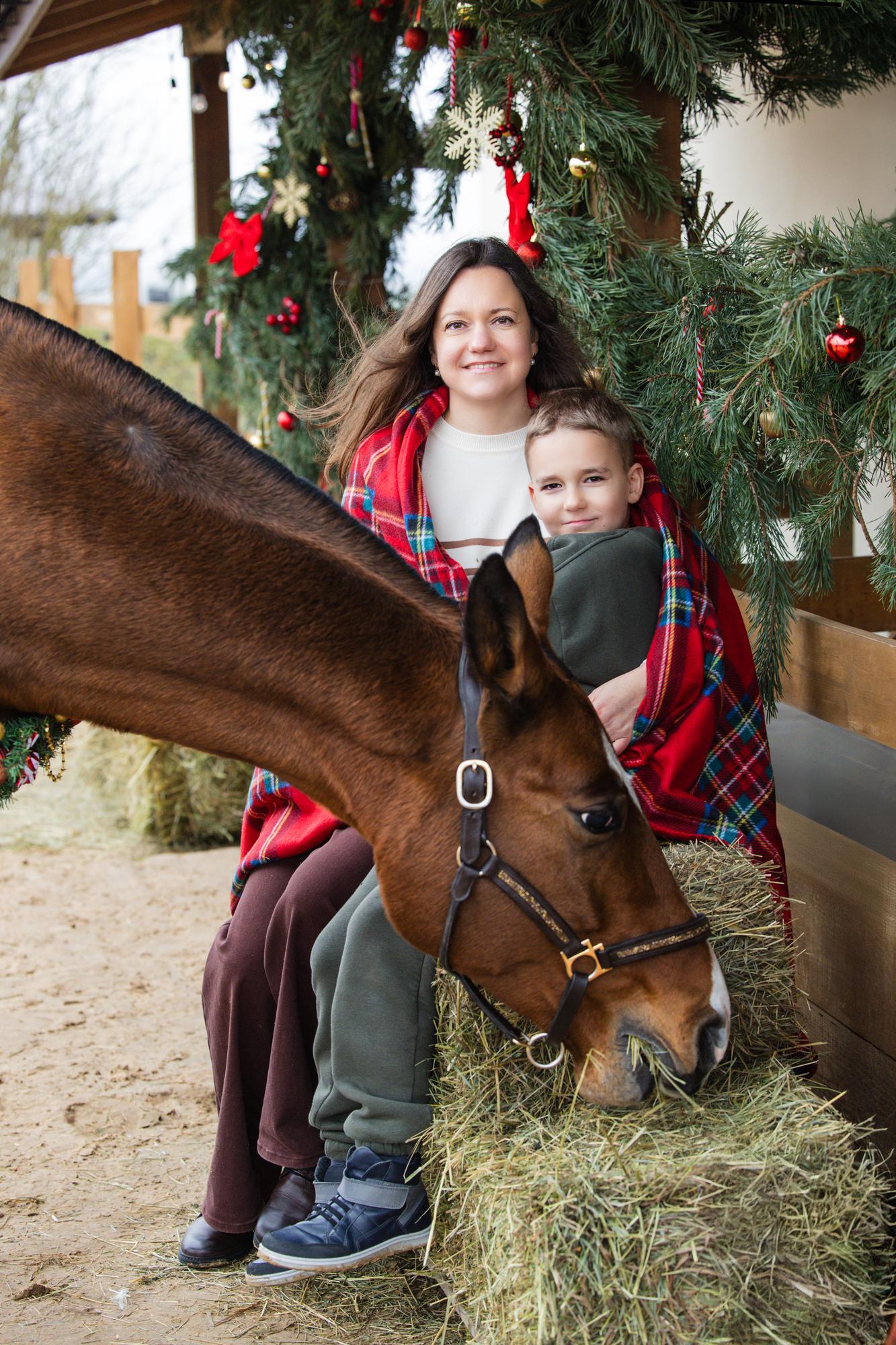Ludmila, her son & Aibike thumbnail