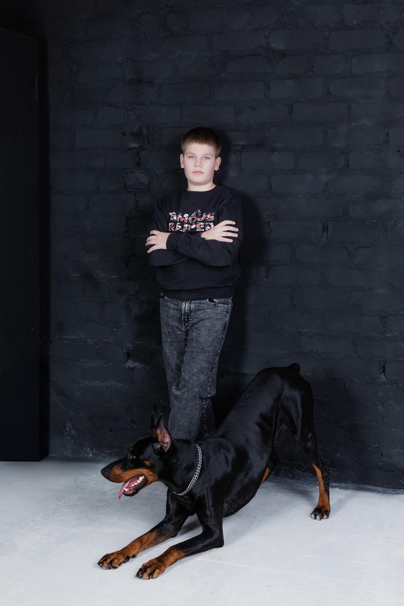 Olya, Zhenya and Sirius · photo 6