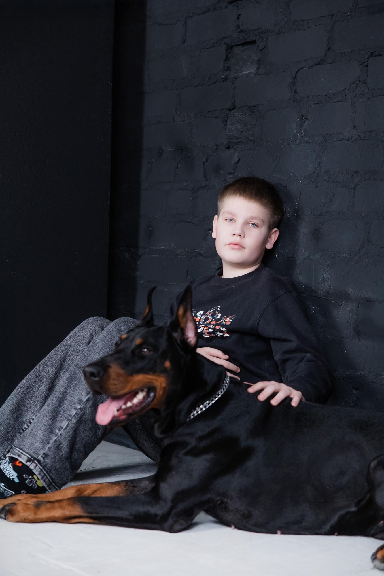 Olya, Zhenya and Sirius · photo 7